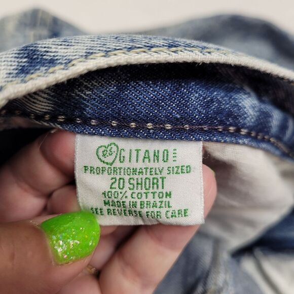 VINTAGE 80s acid wash baggy short ankle mom‎ jeans 12/14 - Picture 4 of 10